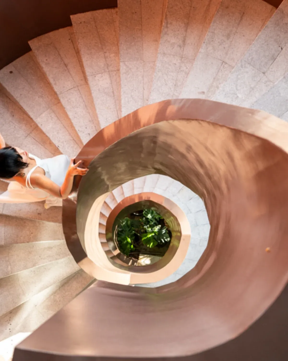 Spiral staircase featured by Akara Pattaya
