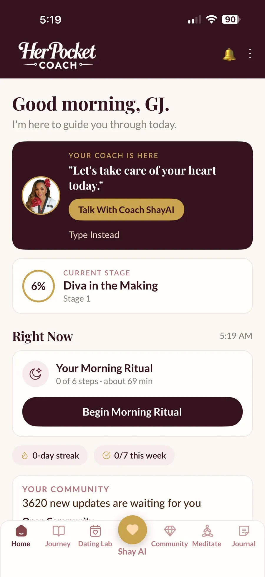 Bonding Biology Institute — screenshot from the project portfolio