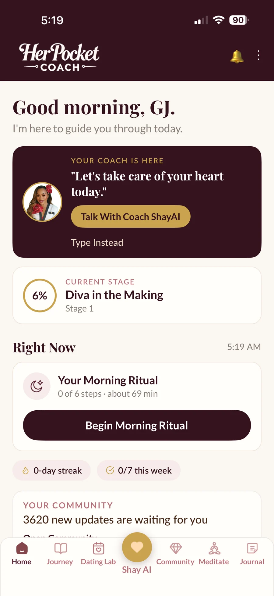 Bonding Biology Institute — screenshot from the project portfolio